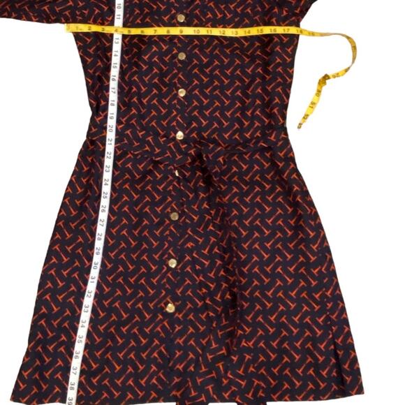 Elizabeth McKay 6 Dress Silk Fall Dress Long Sleeve 6 Classic Equestrian Preppy - Picture 16 of 17